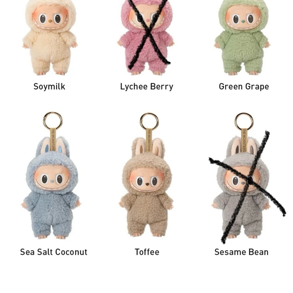 Adorable Macaron Labubus set of 4